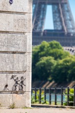 Banksy - Voie Georges Pompidou 16è - Juin 2018