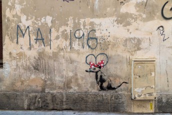 Banksy - Mai 1968 - Rue Maître Albert 05è - Juin 2018