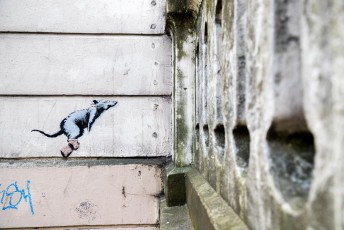 Banksy - Rue du Mont-Cenis 18è - Juin 2018