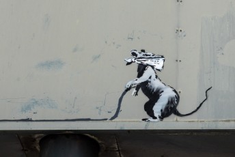Banksy - Première version - Rue Réaumur 04è - Juin 2018