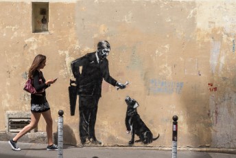 Banksy - Rue Victor Cousin 05è - Juin 2018