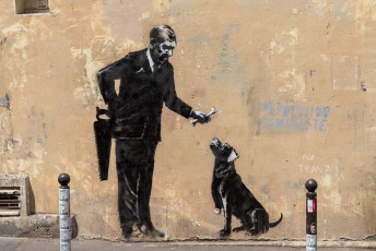 Banksy - Rue Victor Cousin 05è - Juin 2018