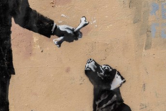 Banksy - Rue Victor Cousin 05è - Juin 2018