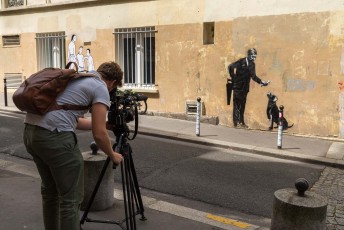 Banksy - Rue Victor Cousin 05è - Juin 2018