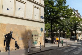 Banksy - Rue Victor Cousin 05è - Juin 2018