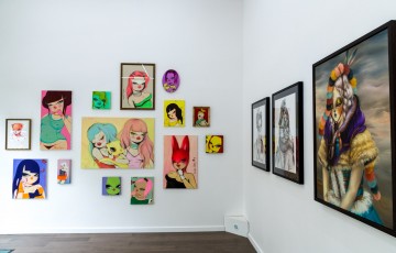 "Rétrospective 2003-2018" exposition de Miss Van à la galerie Openspace du 19 mai au 16 juin 2018