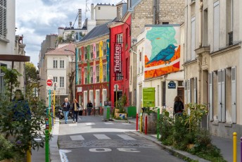 Rétro graffitism - Rue du Retrait 20è - Septembre 2018