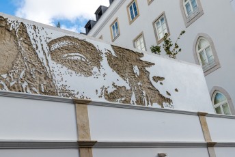 Vhils - Rua dos Lagares - Graça - Lisbonne