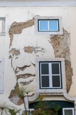 Vhils - Rua das Gaivotas - Lisbonne