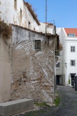 Vhils - Travessa das Merceeiras - Alfama - Lisbonne