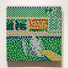 "Into the white cube" exposition de Invader à la galerie Over The Influence - Los Angeles - du 18 novembre au 22 décembre 2018