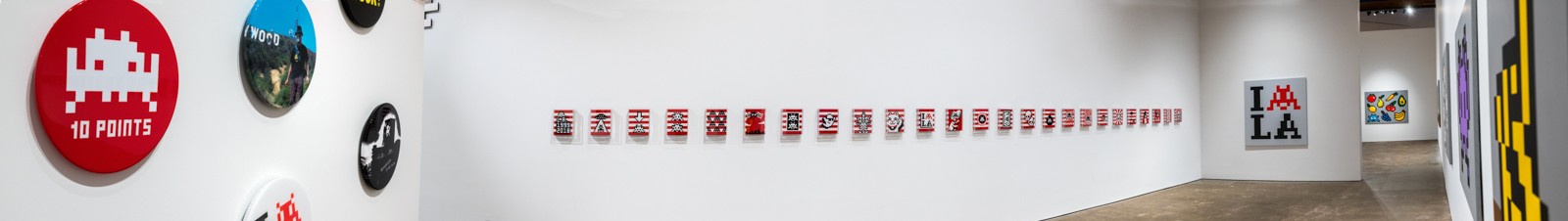"Into the white cube" exposition de Invader à la galerie Over The Influence - Los Angeles - du 18 novembre au 22 décembre 2018