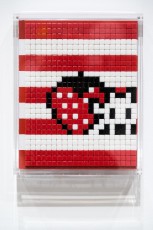 "Into the white cube" exposition de Invader à la galerie Over The Influence - Los Angeles - du 18 novembre au 22 décembre 2018