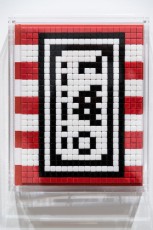 "Into the white cube" exposition de Invader à la galerie Over The Influence - Los Angeles - du 18 novembre au 22 décembre 2018