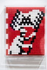 "Into the white cube" exposition de Invader à la galerie Over The Influence - Los Angeles - du 18 novembre au 22 décembre 2018