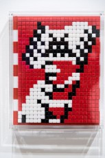 "Into the white cube" exposition de Invader à la galerie Over The Influence  - Los Angeles - du 18 novembre au 22 décembre 2018