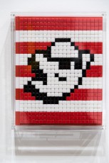 "Into the white cube" exposition de Invader à la galerie Over The Influence - Los Angeles - du 18 novembre au 22 décembre 2018