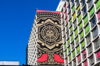 Shepard Fairey - The Line Hotel - Wilshire Boulevard - Downtown - Los Angeles