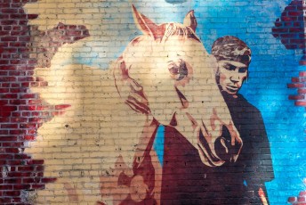 Shepard Fairey - Werdin Place / Winston street - Downtown - Los Angeles