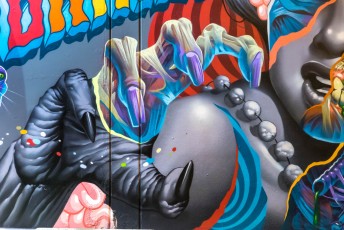 Tristan Eaton & Saturno - Blackwelder street / La Cienega Boulevard - La Brea Park / Culver City District - Los Angeles