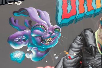 Tristan Eaton & Saturno - Blackwelder street / La Cienega Boulevard - La Brea Park / Culver City District - Los Angeles