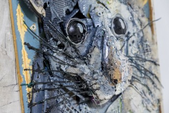 "Accord de Paris" exposition de Bordalo II à la galerie Mathgoth du 26 janvier au 2 mars 2019