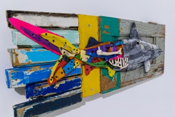 "Accord de Paris" exposition de Bordalo II à la galerie Mathgoth du 26 janvier au 2 mars 2019