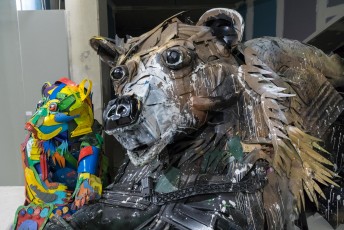 "Accord de Paris" exposition de Bordalo II à la galerie Mathgoth du 26 janvier au 2 mars 2019