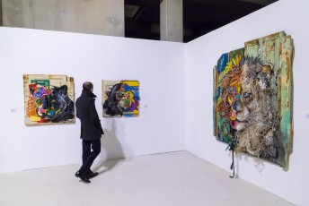 "Accord de Paris" exposition de Bordalo II à la galerie Mathgoth du 26 janvier au 2 mars 2019