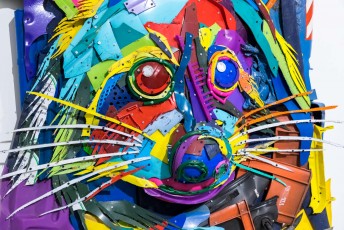 "Accord de Paris" exposition de Bordalo II à la galerie Mathgoth du 26 janvier au 2 mars 2019