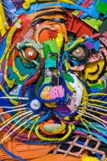 "Accord de Paris" exposition de Bordalo II à la galerie Mathgoth du 26 janvier au 2 mars 2019