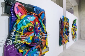 "Accord de Paris" exposition de Bordalo II à la galerie Mathgoth du 26 janvier au 2 mars 2019