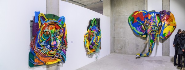 "Accord de Paris" exposition de Bordalo II à la galerie Mathgoth du 26 janvier au 2 mars 2019