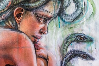 "Emotion Olympics" exposition de Herakut à la galerie Mathgoth du 15 mars au 20 avril 2019