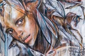 "Emotion Olympics" exposition de Herakut à la galerie Mathgoth du 15 mars au 20 avril 2019