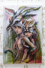 "Emotion Olympics" exposition de Herakut à la galerie Mathgoth du 15 mars au 20 avril 2019