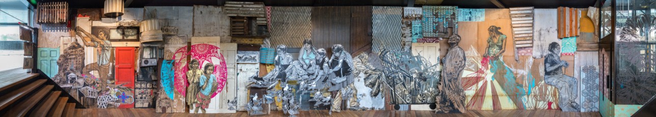 "Time capsule" exposition de Swoon à Fluctuart du 4 juillet au 22 septembre 2019