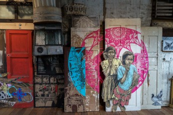 "Time capsule" exposition de Swoon à Fluctuart du 4 juillet au 22 septembre 2019