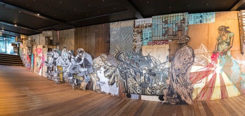 "Time capsule" exposition de Swoon à Fluctuart du 4 juillet au 22 septembre 2019