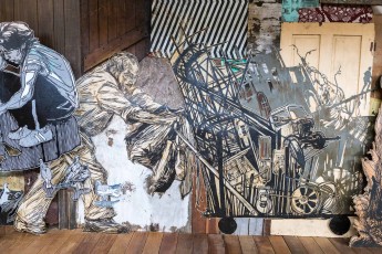 "Time capsule" exposition de Swoon à Fluctuart du 4 juillet au 22 septembre 2019