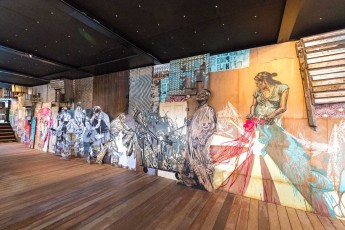 "Time capsule" exposition de Swoon à Fluctuart du 4 juillet au 22 septembre 2019