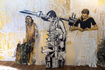 "Time capsule" exposition de Swoon à Fluctuart du 4 juillet au 22 septembre 2019