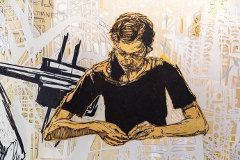 "Time capsule" exposition de Swoon à Fluctuart du 4 juillet au 22 septembre 2019