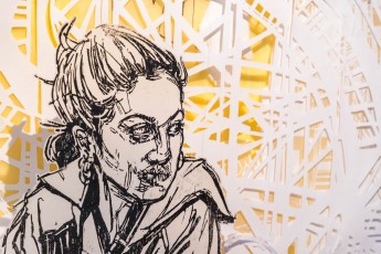 "Time capsule" exposition de Swoon à Fluctuart du 4 juillet au 22 septembre 2019