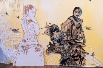 "Time capsule" exposition de Swoon à Fluctuart du 4 juillet au 22 septembre 2019