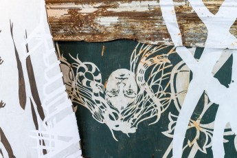 "Time capsule" exposition de Swoon à Fluctuart du 4 juillet au 22 septembre 2019