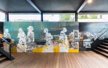 "Time capsule" exposition de Swoon à Fluctuart du 4 juillet au 22 septembre 2019