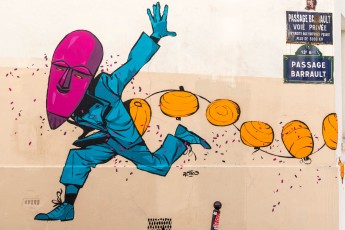 Rétro graffitism - Les Lézarts de la Bièvre - Passage Barrault 13è - Juin 2019