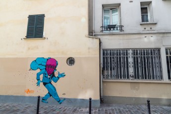 Rétro graffitism - Les Lézarts de la Bièvre - Rue des Tanneries 13è - Juin 2019