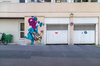 Rétro graffitism - Les Lézarts de la Bièvre - Boulevard Auguste Blanqui 13è - Juin 2019